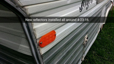 New reflectors
	all around
