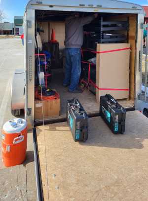 Packing up